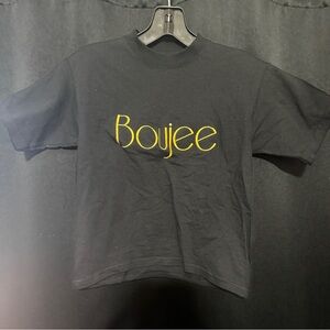 Nova Kids Shirt with 'Boujee' Stitched Print